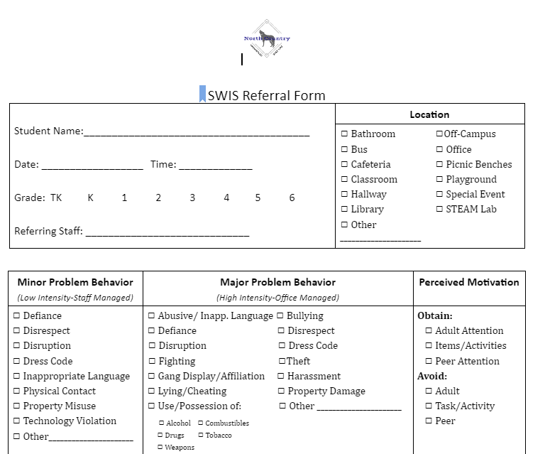 SWIS Referral Form